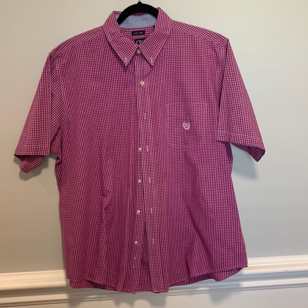 Chaps Magenta Button Down XL